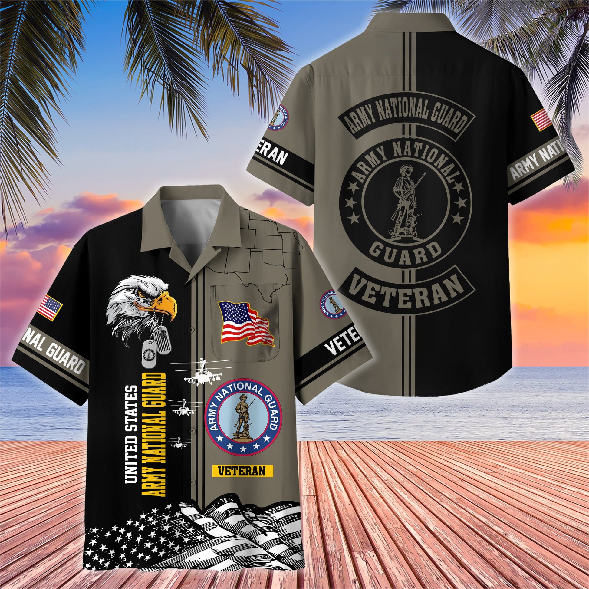 Premium US Veterans Hawaiian Shirt With Pocket BPVC200602, Gifts For US Veterans, Gifts On Independence Day, Veterans Day.