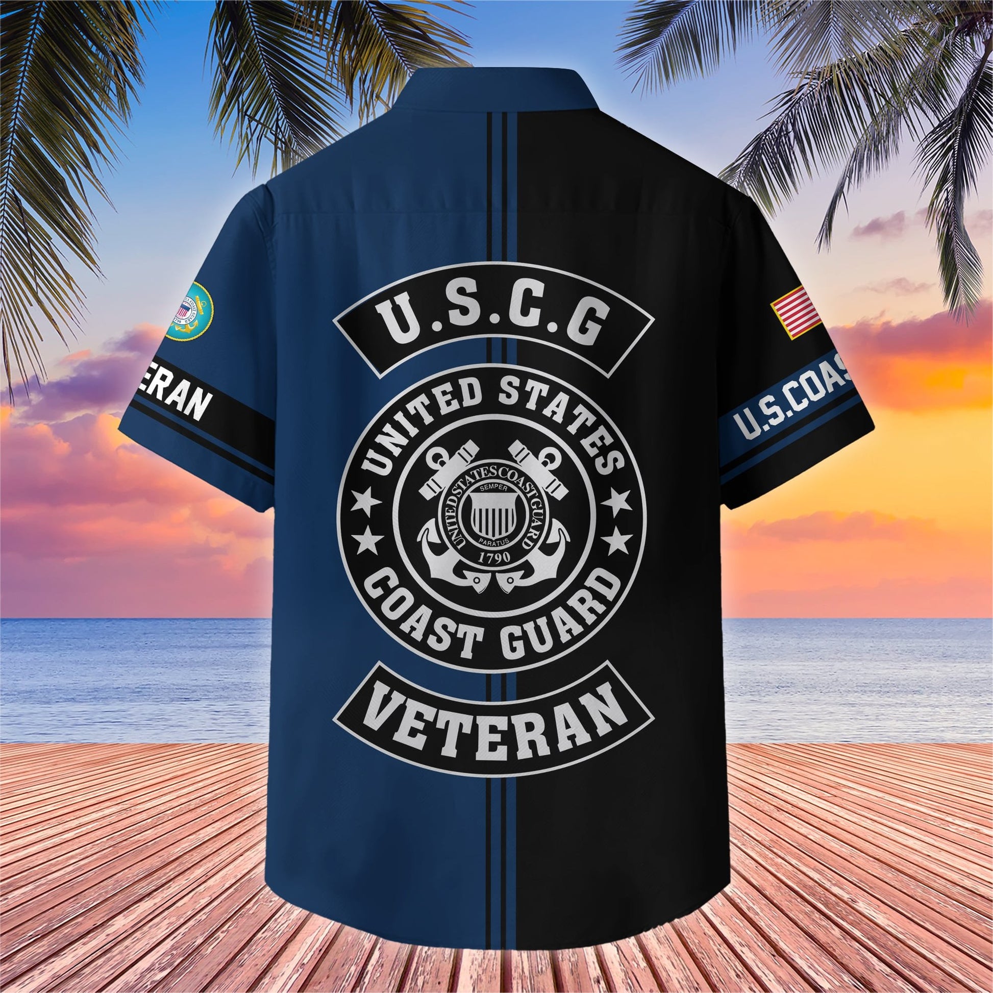 Premium US Veterans Hawaiian Shirt With Pocket BPVC200602, Gifts For US Veterans, Gifts On Independence Day, Veterans Day.