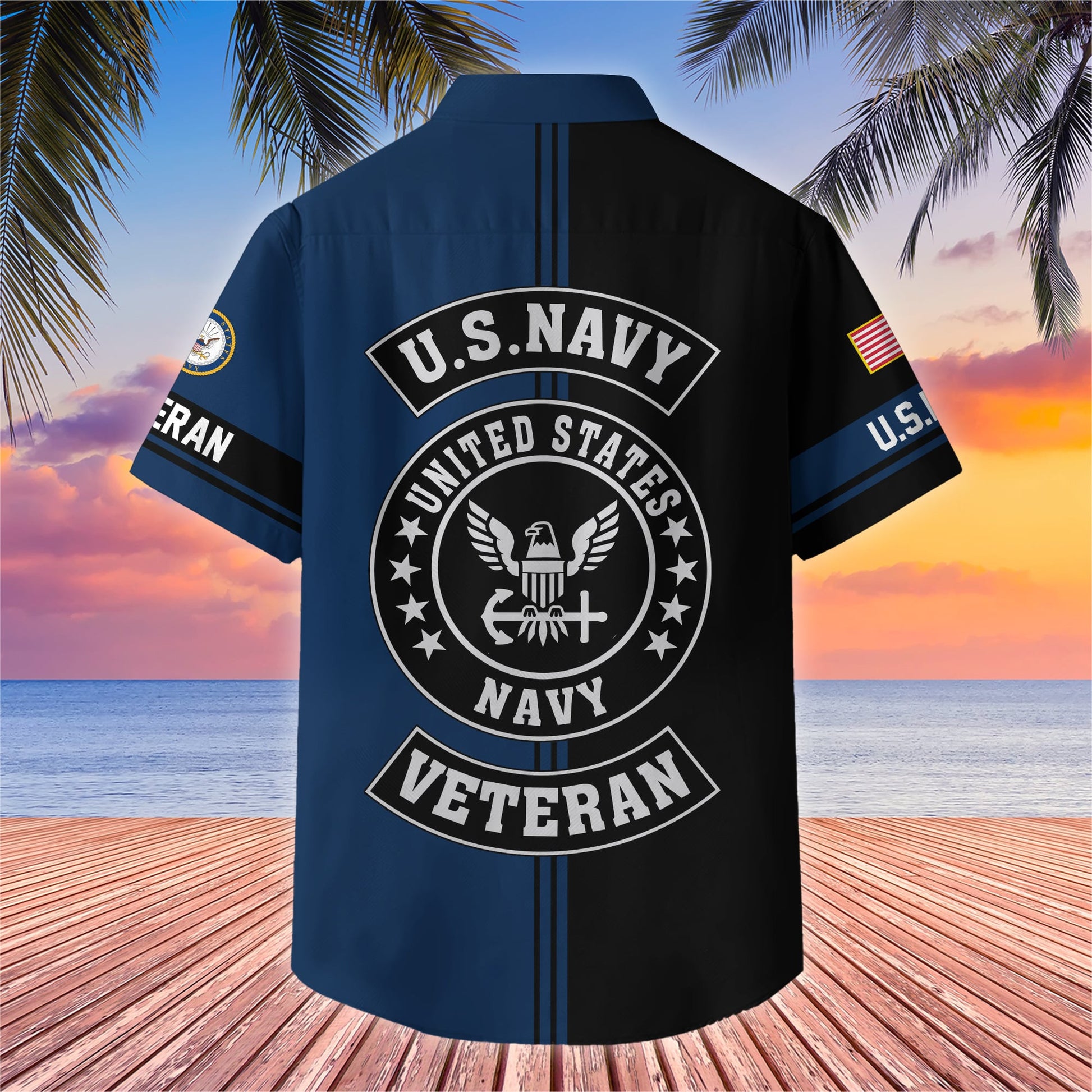 Premium US Veterans Hawaiian Shirt With Pocket BPVC200602, Gifts For US Veterans, Gifts On Independence Day, Veterans Day.