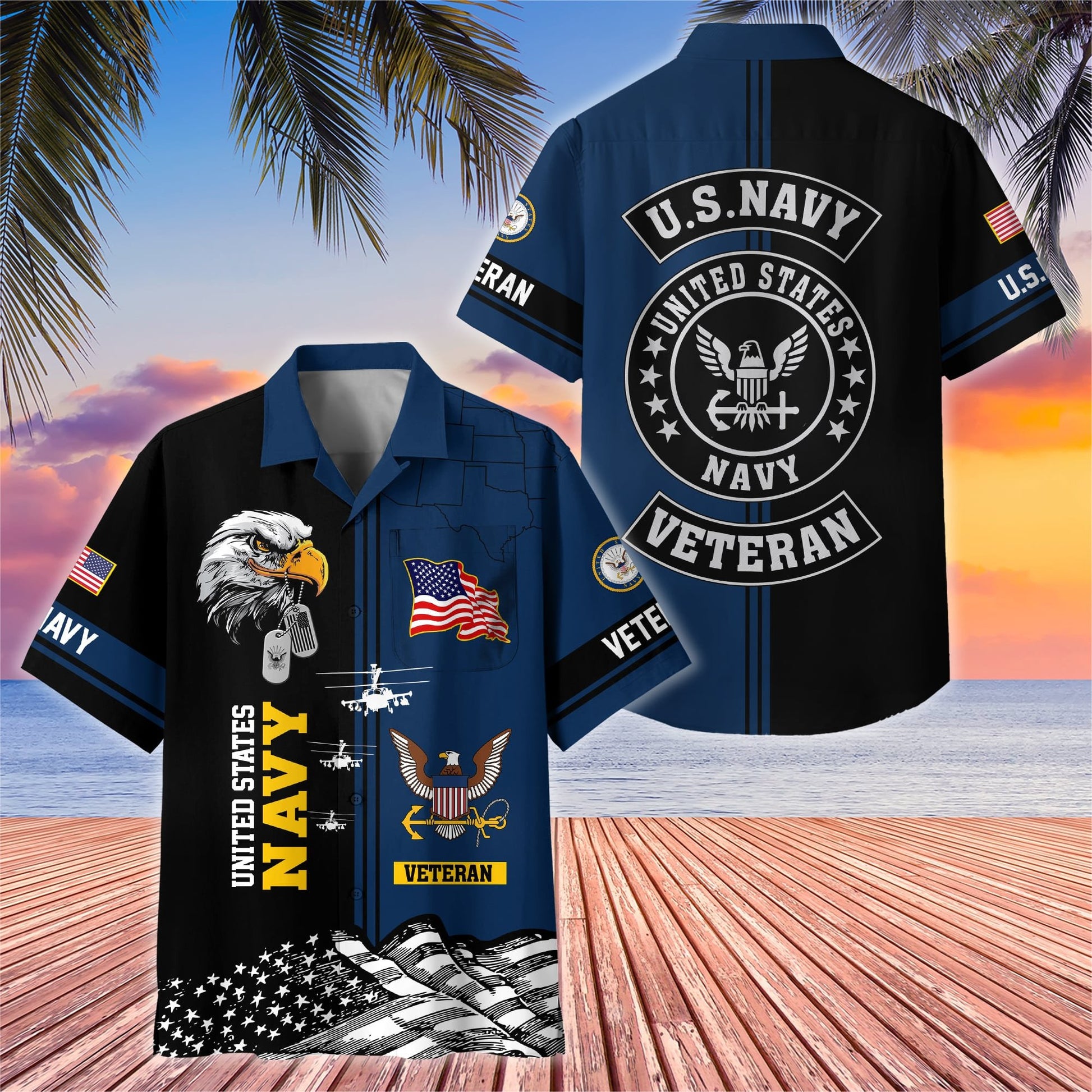 Premium US Veterans Hawaiian Shirt With Pocket BPVC200602, Gifts For US Veterans, Gifts On Independence Day, Veterans Day.