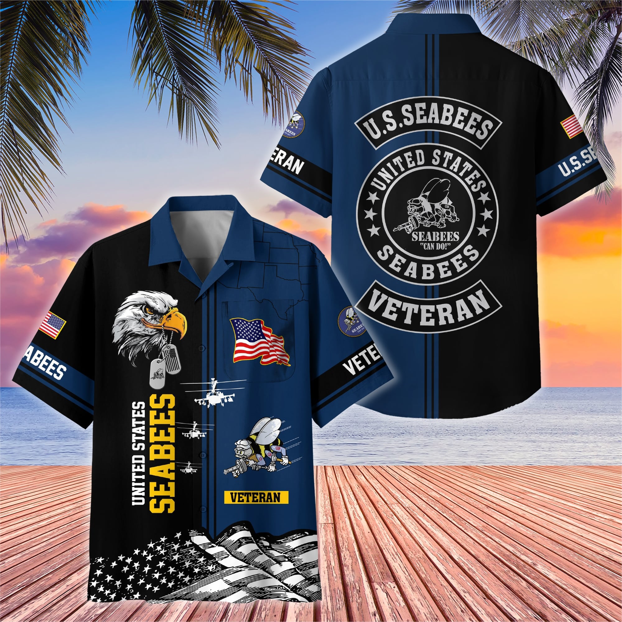 Premium US Veterans Hawaiian Shirt With Pocket BPVC200602, Gifts For US Veterans, Gifts On Independence Day, Veterans Day.