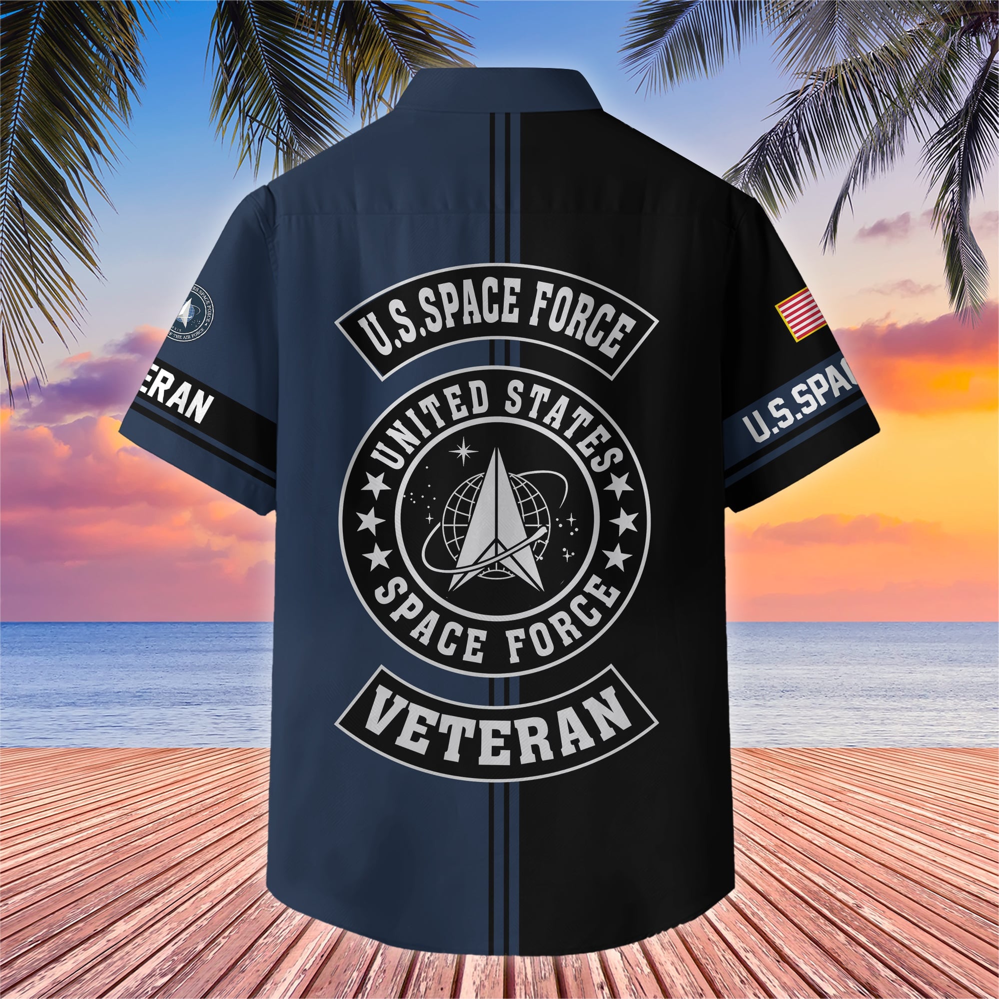 Premium US Veterans Hawaiian Shirt With Pocket BPVC200602, Gifts For US Veterans, Gifts On Independence Day, Veterans Day.