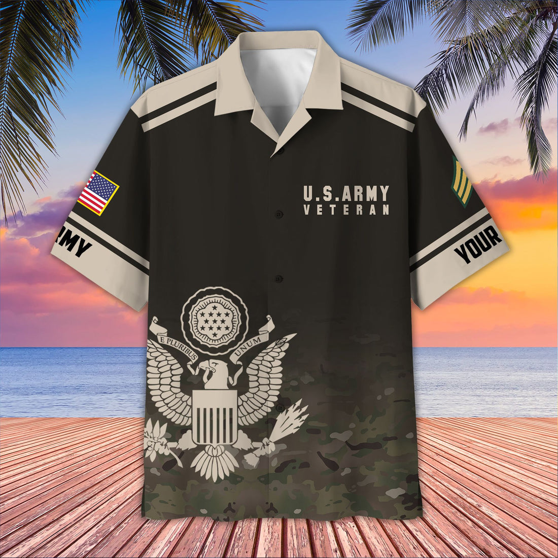 Premium Custom US Army National Guard Hawaiian Shirt VPVC407308, Gifts For Army National Guard Veteran, Best Gifts On Father's Day, Armed Forces Day, Independence Day, Veterans Day.