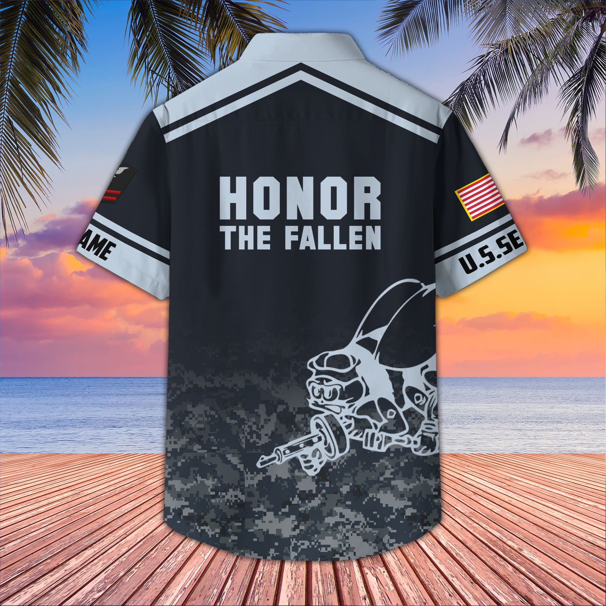 Premium Custom US Seabees Hawaiian Shirt VPVC407309, Gifts For Seabees Veteran, Best Gifts On Father's Day, Armed Forces Day, Independence Day, Veterans Day.