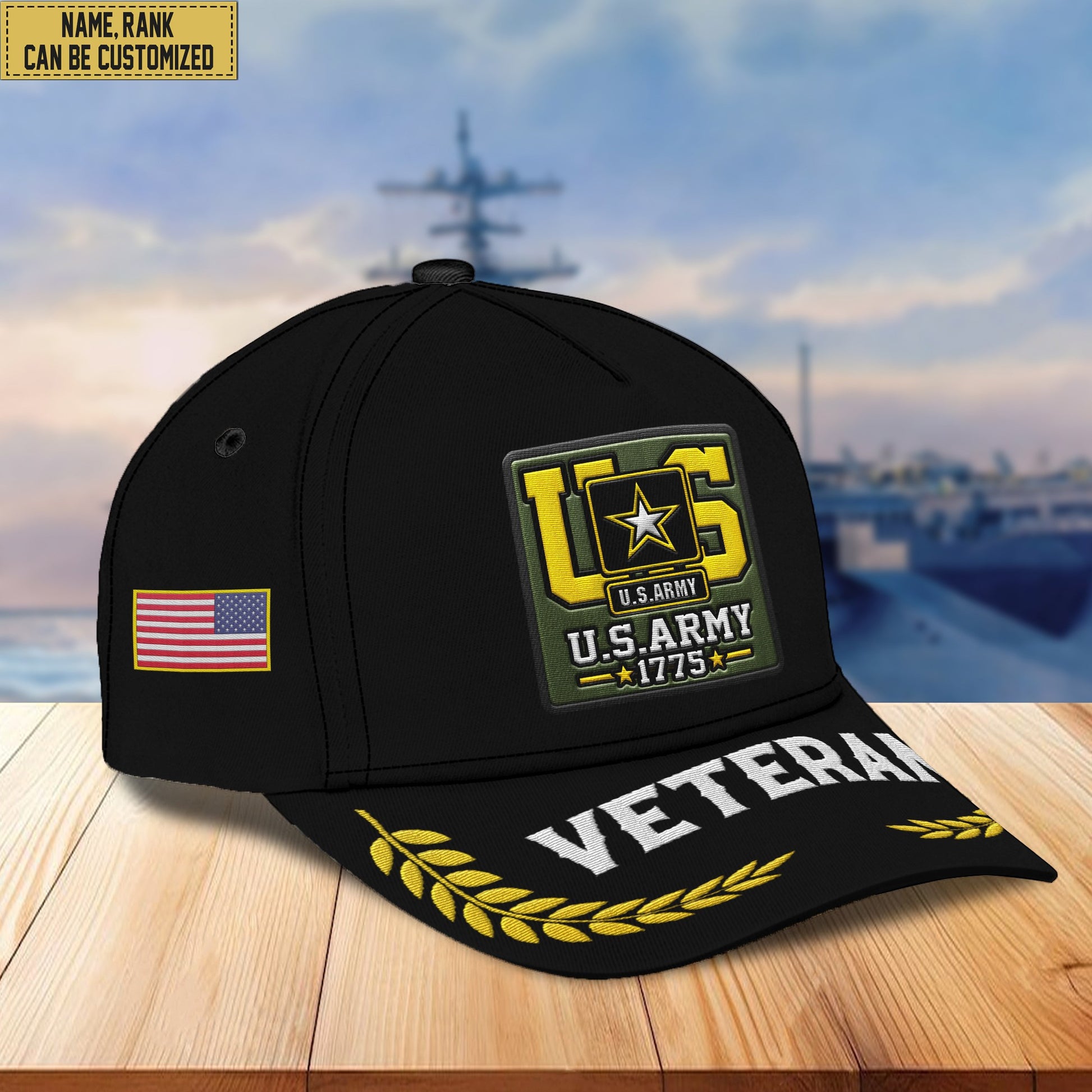 Premium Custom US Army Embroidered Hats VPVC306901, Gifts For Army Veteran, Best Gifts On Father's Day, Armed Forces Day, Independence Day, Veterans Day.