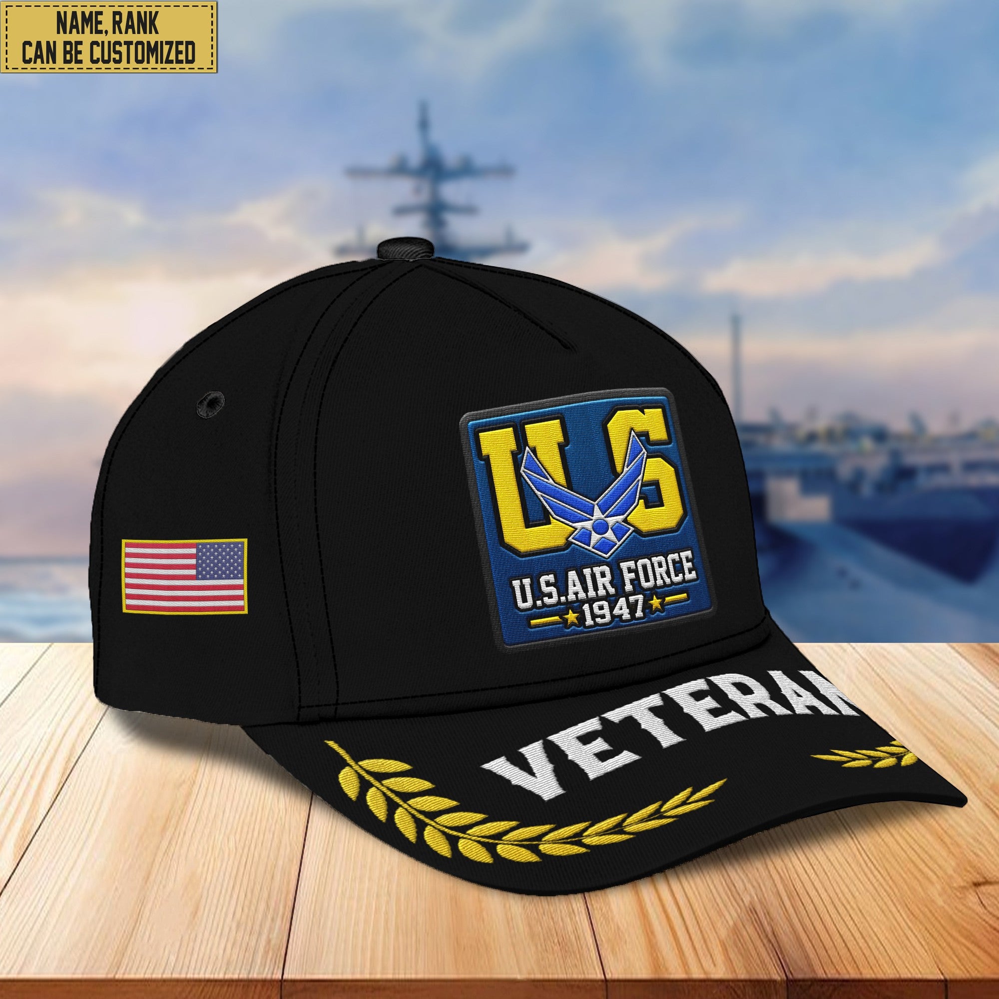 Premium Custom USAF Embroidered Hats VPVC306904, Gifts For Air Force Veteran, Best Gifts On Father's Day, Armed Forces Day, Independence Day, Veterans Day.