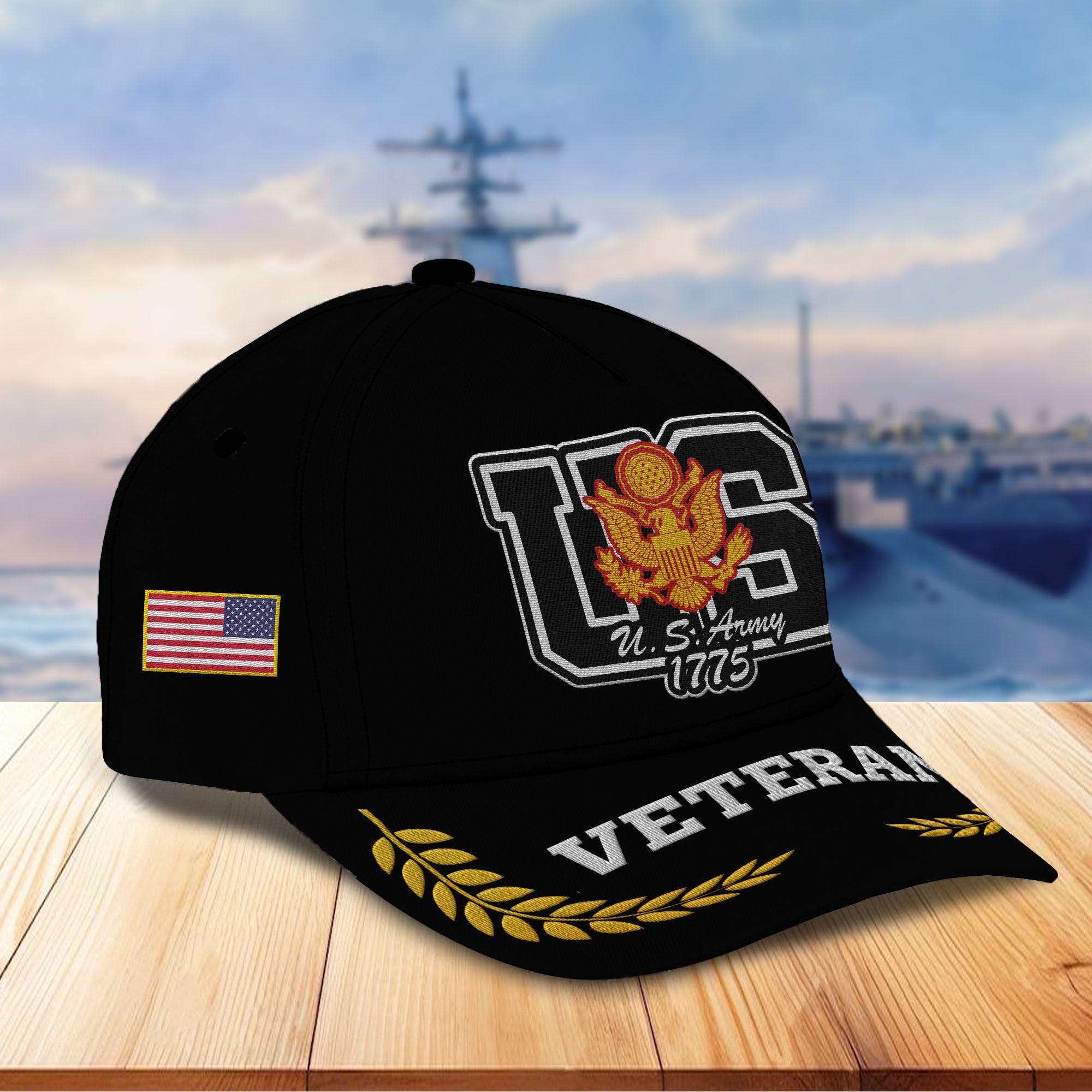 Premium Custom US Army Embroidered Hats VPVC307101, Gifts For Army Veteran, Best Gifts On Father's Day, Armed Forces Day, Independence Day, Veterans Day.