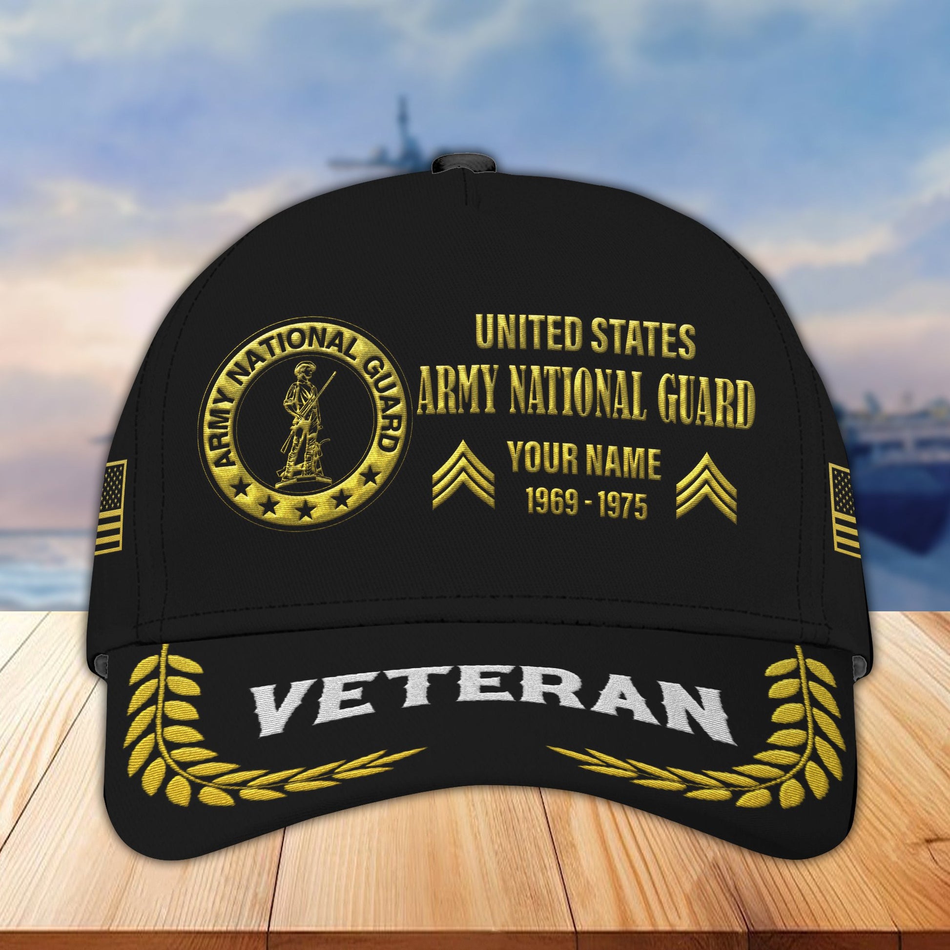 US Army National Guard Custom Embroidered Hats VPVC307208, Gifts For Army National Guard Veteran, Best Gifts On Father's Day, Armed Forces Day, Independence Day, Veterans Day.