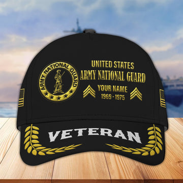 US Army National Guard Custom Embroidered Hats VPVC307208, Gifts For Army National Guard Veteran, Best Gifts On Father's Day, Armed Forces Day, Independence Day, Veterans Day.