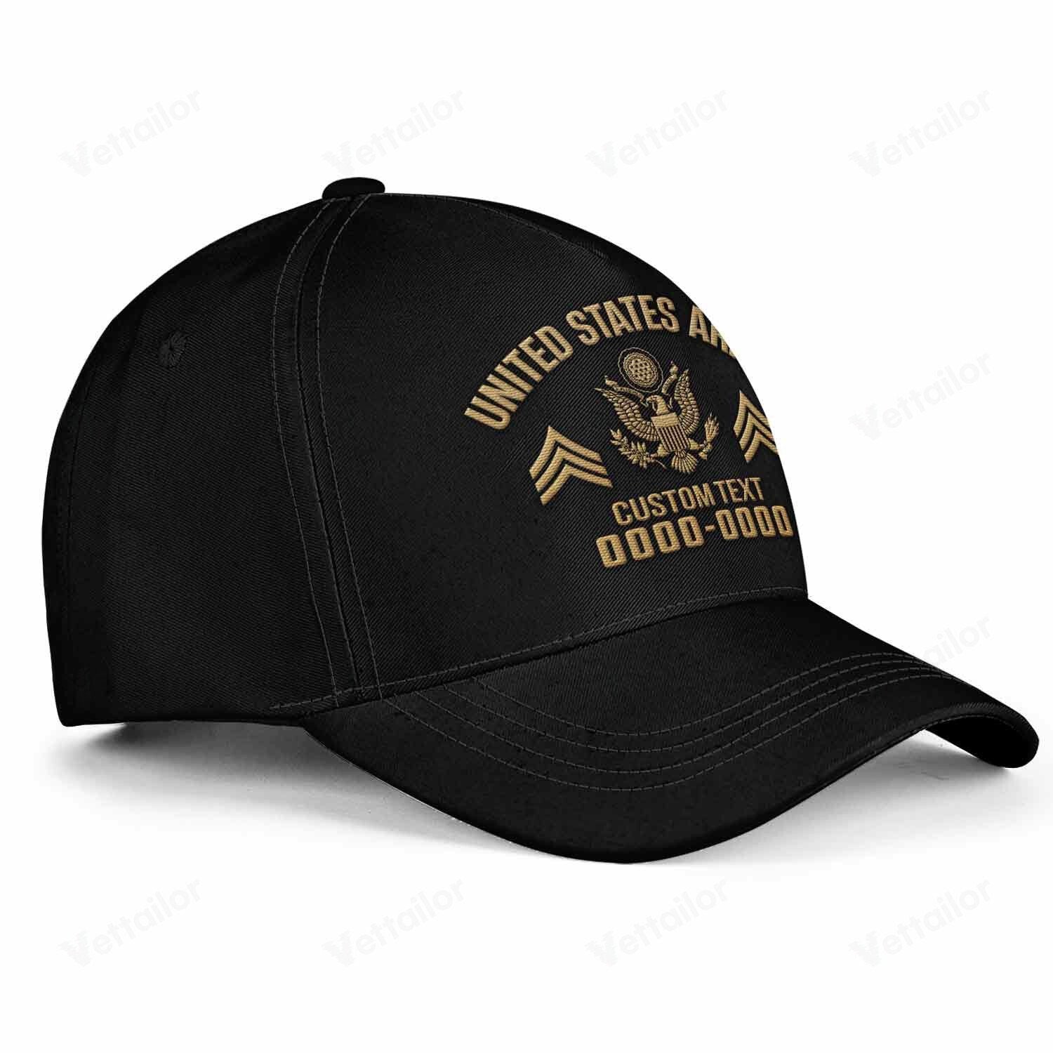 Premium Custom US Army Embroidered Hats VPVC307828, Gifts For Army Veteran, Gifts On Father's Day, Armed Forces Day, Independence Day, Veterans Day.