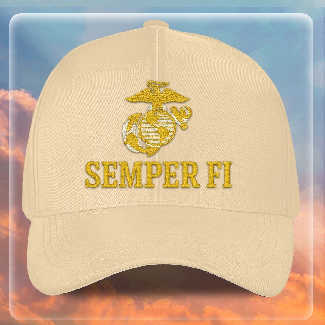 Premium USMC Embroidered Hats VPVC307836, Gifts For Marine Veteran, Gifts On Father's Day, Armed Forces Day, Independence Day, Veterans Day.