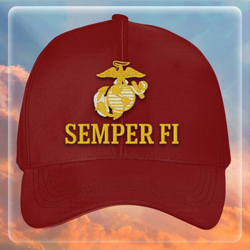 Premium USMC Embroidered Hats VPVC307839, Gifts For Marine Veteran, Gifts On Father's Day, Armed Forces Day, Independence Day, Veterans Day.