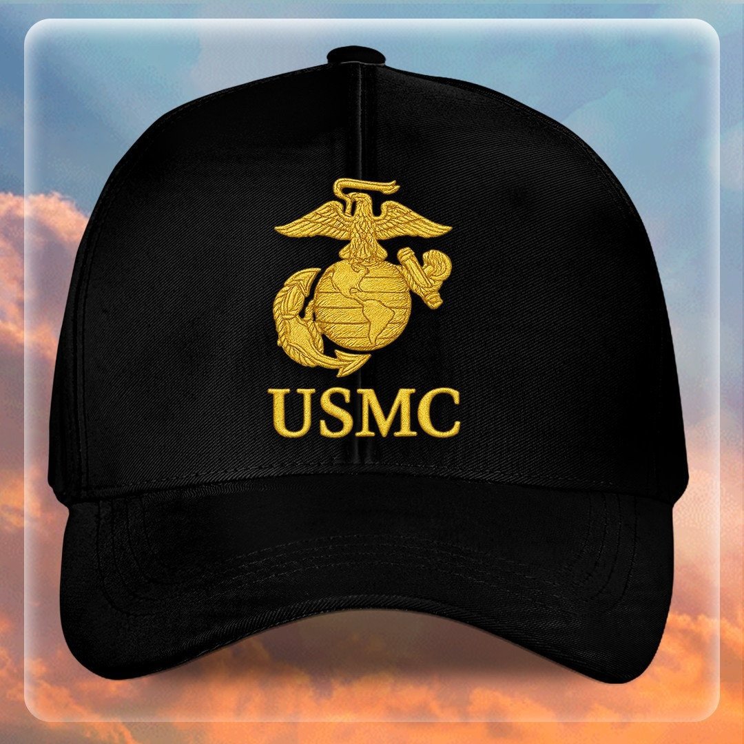 Premium USMC Embroidered Hats VPVC307848, 250th Anniversary Marine Corps Hat, Gifts For Marine Veteran, Gifts On Father's Day, Veterans Day.