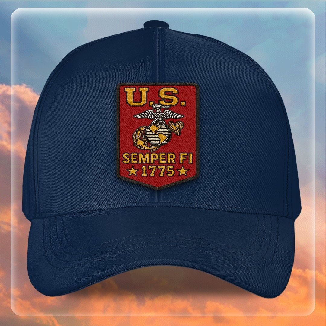 Premium USMC Embroidered Hats VPVC307874, Gifts For Marine Veteran, Gifts On Father's Day, Armed Forces Day, Independence Day, Veterans Day.