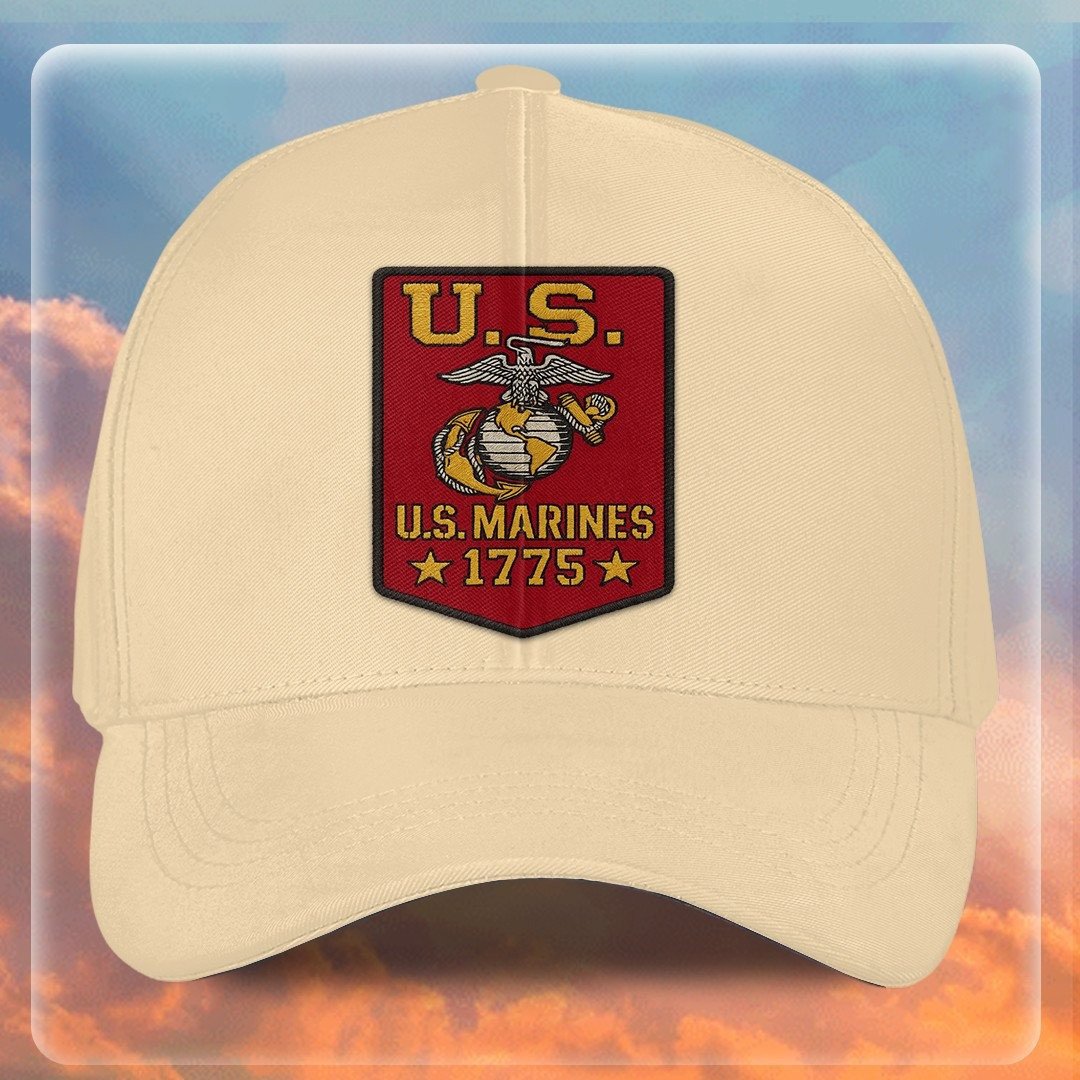 Premium USMC Embroidered Hats VPVC307877, Gifts For Marine Veteran, Gifts On Father's Day, Armed Forces Day, Independence Day, Veterans Day.