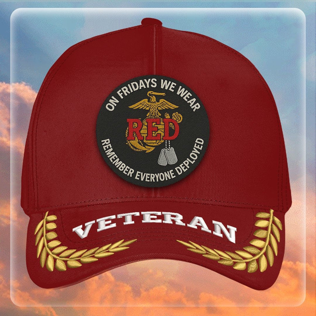 Premium USMC Embroidered Hats VPVC307925, Gifts For Marine Veteran, Gifts On Father's Day, Armed Forces Day, Independence Day, Veterans Day.