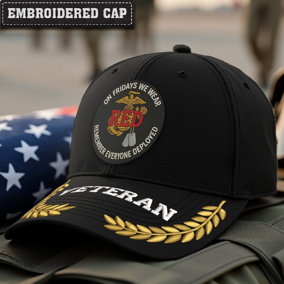 Premium USMC Embroidered Hats VPVC307926, Gifts For Marine Veteran, Gifts On Father's Day, Armed Forces Day, Independence Day, Veterans Day.
