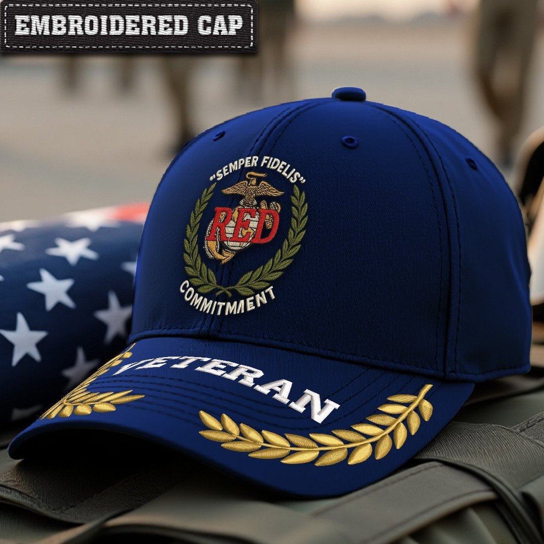 Premium USMC Embroidered Hats VPVC307927, Gifts For Marine Veteran, Gifts On Father's Day, Armed Forces Day, Independence Day, Veterans Day.