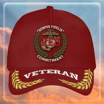 Premium USMC Embroidered Hats VPVC307928, Gifts For Marine Veteran, Gifts On Father's Day, Armed Forces Day, Independence Day, Veterans Day.