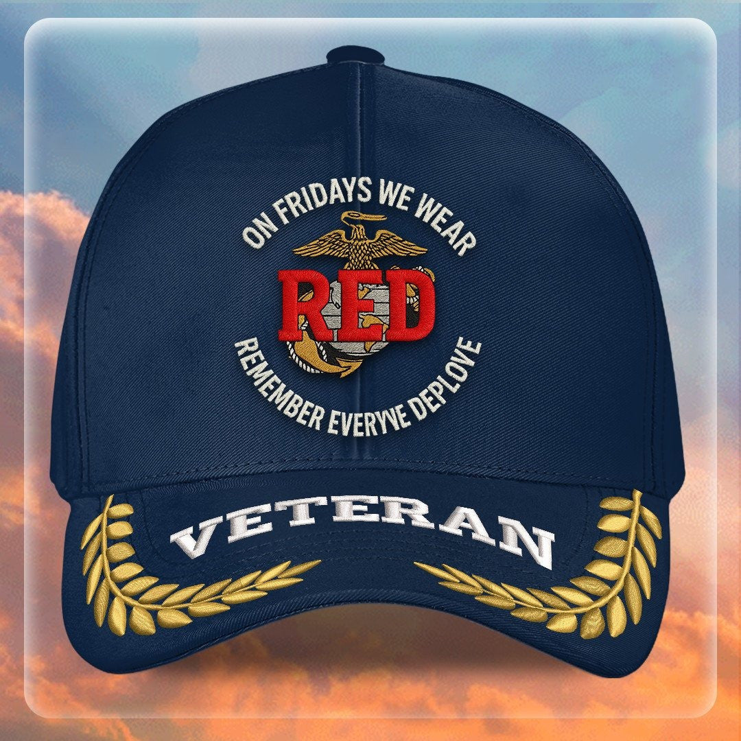 Premium USMC Embroidered Hats VPVC307930, Gifts For Marine Veteran, Gifts On Father's Day, Armed Forces Day, Independence Day, Veterans Day.
