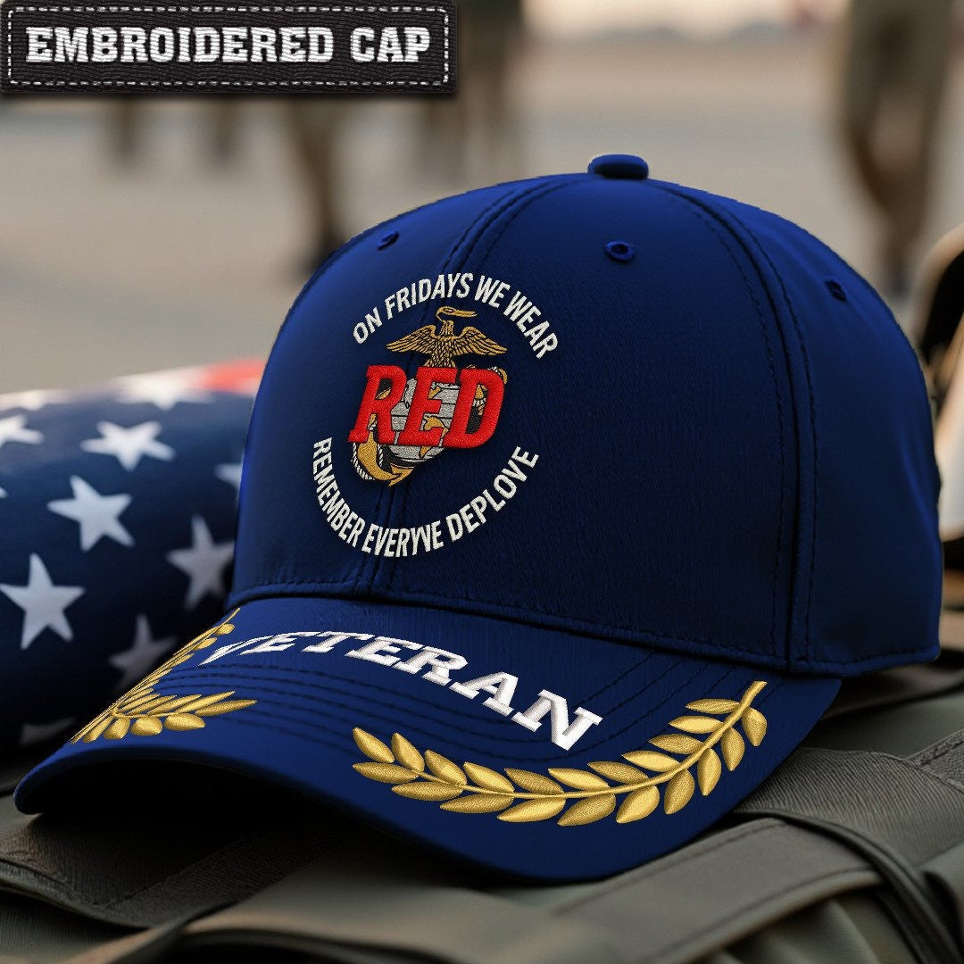 Premium USMC Embroidered Hats VPVC307930, Gifts For Marine Veteran, Gifts On Father's Day, Armed Forces Day, Independence Day, Veterans Day.