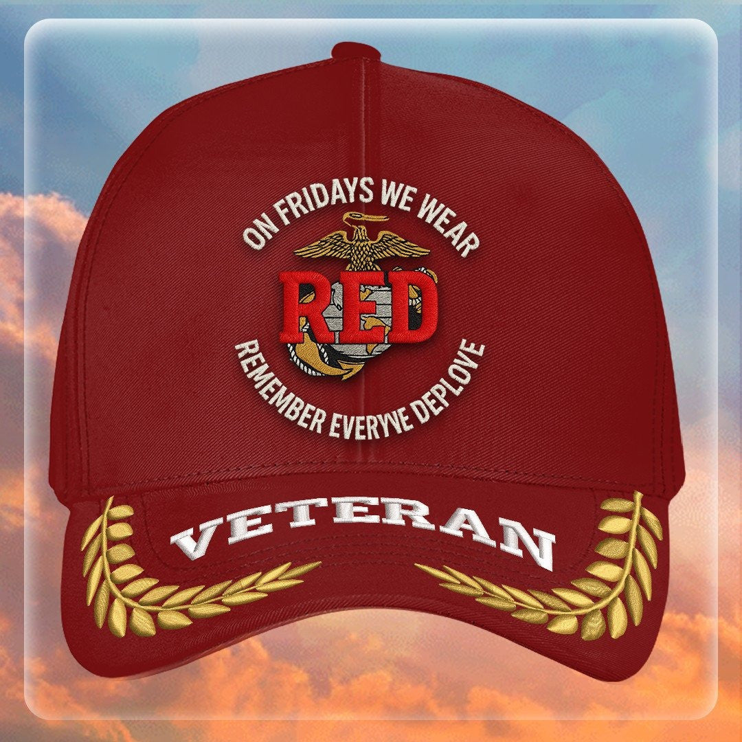 Premium USMC Embroidered Hats VPVC307931, Gifts For Marine Veteran, Gifts On Father's Day, Armed Forces Day, Independence Day, Veterans Day.