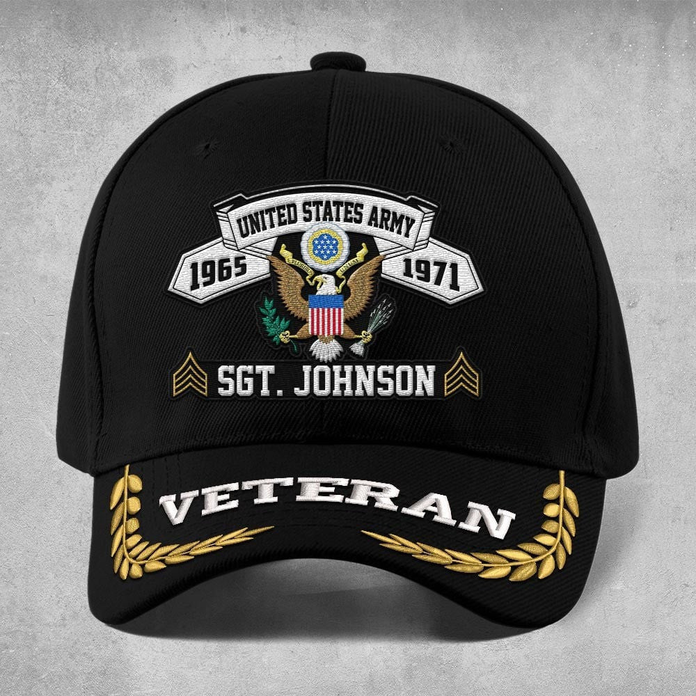 Premium Custom US Army Embroidered Hats VPVC307933, Gifts For Army Veteran, Gifts On Father's Day, Armed Forces Day, Independence Day, Veterans Day.