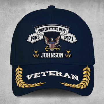 Premium Custom US Navy Embroidered Hats VPVC307934, Gifts For Navy Veteran, Gifts On Father's Day, Armed Forces Day, Independence Day, Veterans Day.