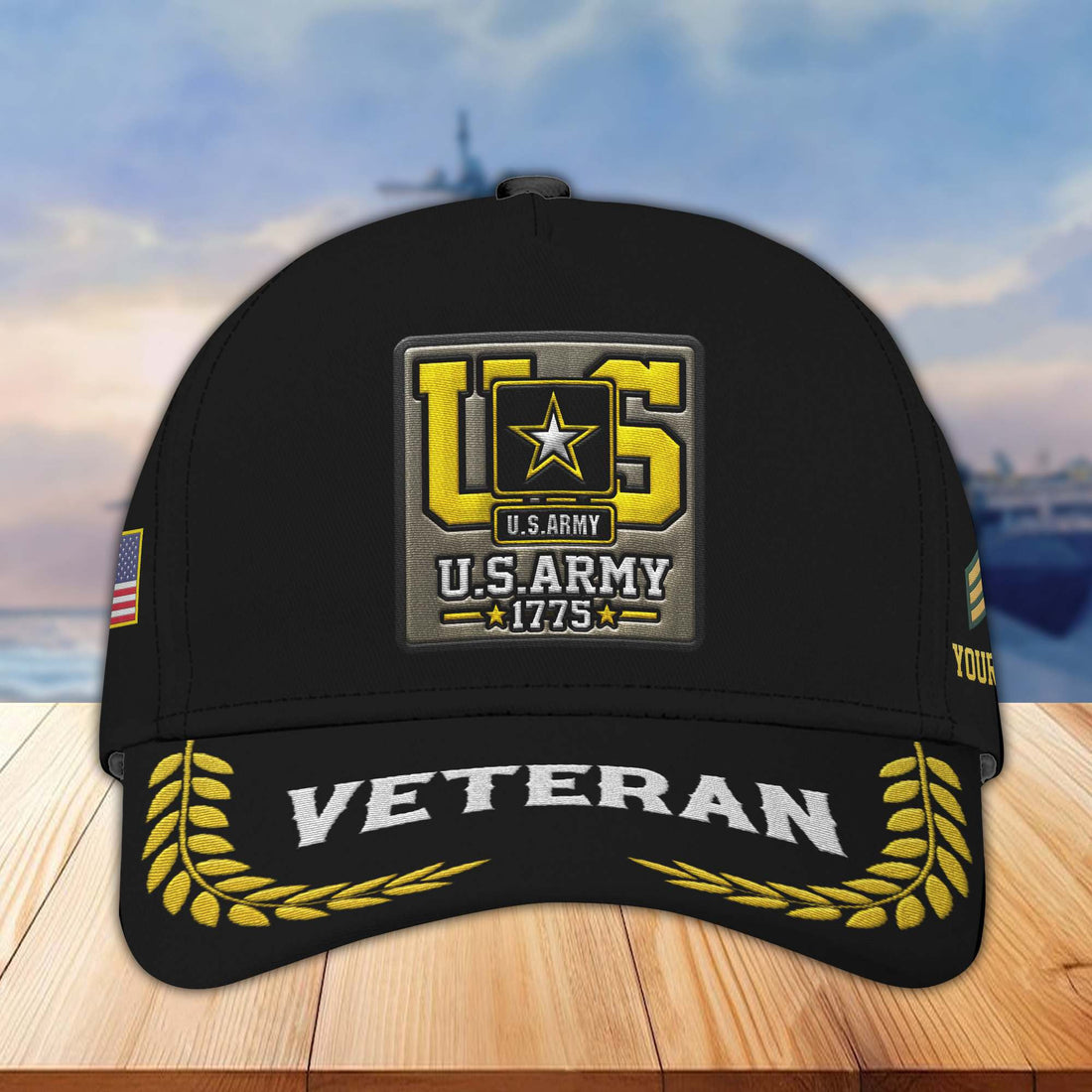Premium Custom US Army Embroidered Hats VPVC306910, Gifts For Army Veteran, Best Gifts On Father's Day, Armed Forces Day, Independence Day, Veterans Day.
