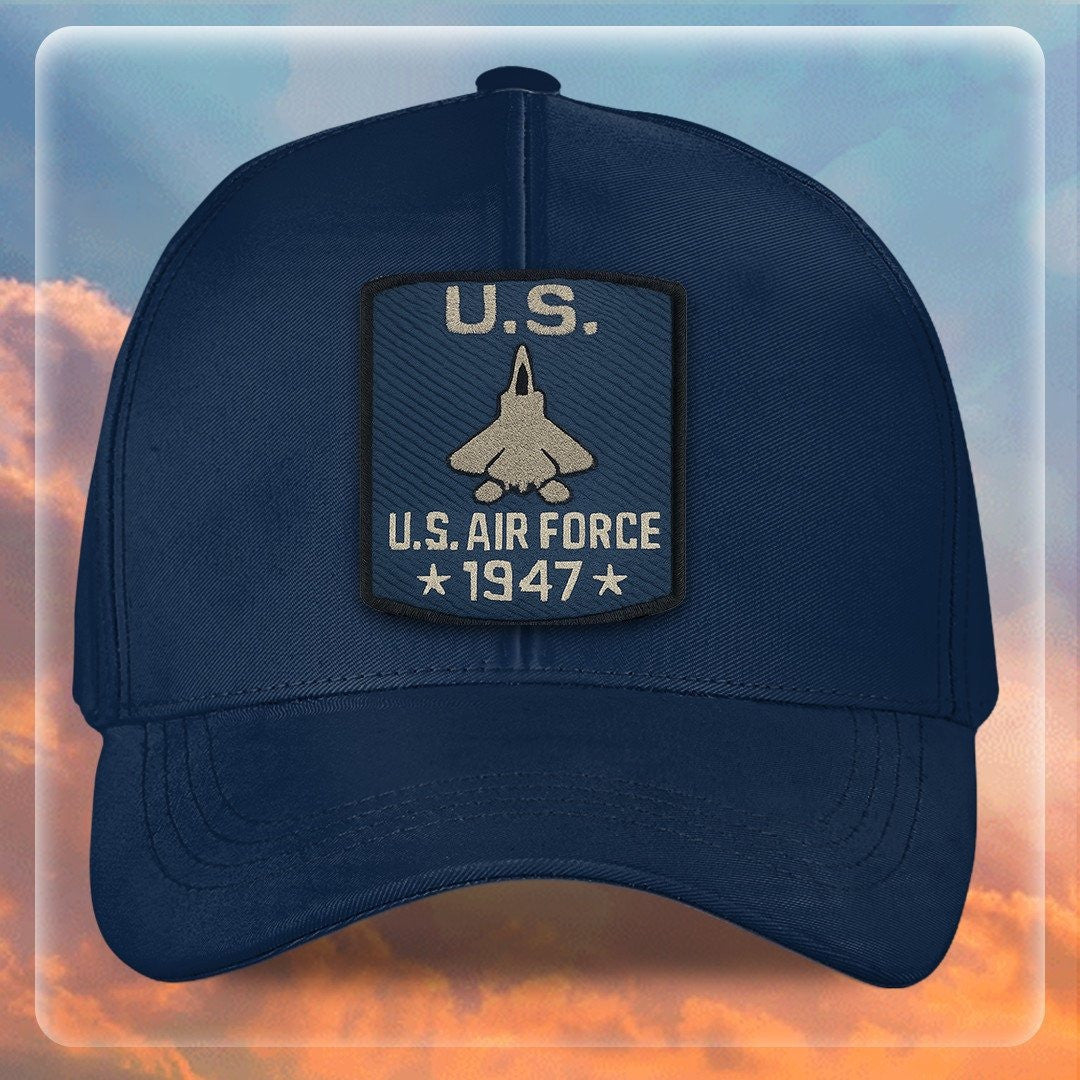 Premium USAF Embroidered Hats VPVC308033, Gifts For Air Force Veteran, Gifts On Father's Day, Armed Forces Day, Independence Day, Veterans Day.