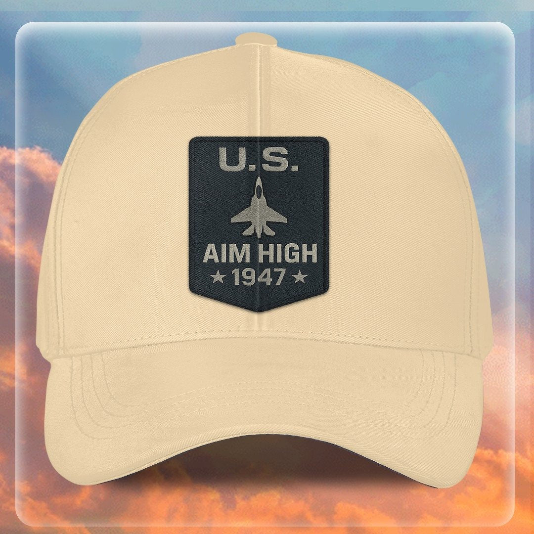 Premium USAF Embroidered Hats VPVC308040, Gifts For Air Force Veteran, Gifts On Father's Day, Armed Forces Day, Independence Day, Veterans Day.