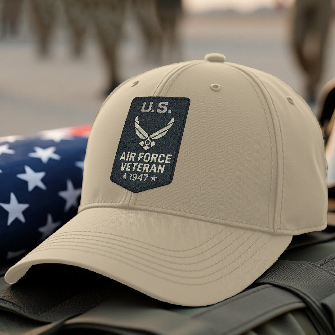 Premium USAF Embroidered Hats VPVC308044, Gifts For Air Force Veteran, Gifts On Father's Day, Armed Forces Day, Independence Day, Veterans Day.