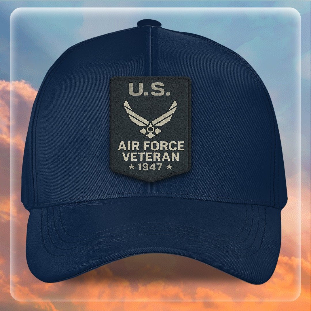 Premium USAF Embroidered Hats VPVC308045, Gifts For Air Force Veteran, Gifts On Father's Day, Armed Forces Day, Independence Day, Veterans Day.