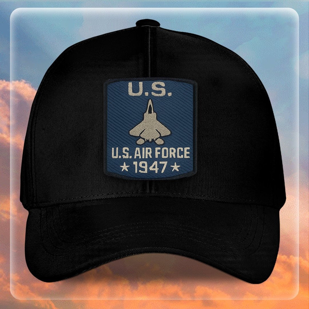 Premium USAF Embroidered Hats VPVC308035, Gifts For Air Force Veteran, Gifts On Father's Day, Armed Forces Day, Independence Day, Veterans Day.