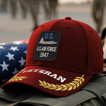 Premium USAF Embroidered Hats VPVC308060, Gifts For Air Force Veteran, Gifts On Father's Day, Armed Forces Day, Independence Day, Veterans Day.