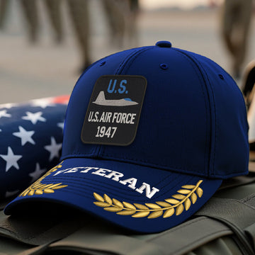 Premium USAF Embroidered Hats VPVC308061, Gifts For Air Force Veteran, Gifts On Father's Day, Armed Forces Day, Independence Day, Veterans Day.