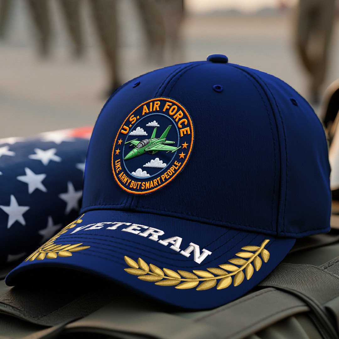Premium USAF Embroidered Hats VPVC308076, Gifts For Air Force Veteran, Gifts On Father's Day, Armed Forces Day, Independence Day, Veterans Day.