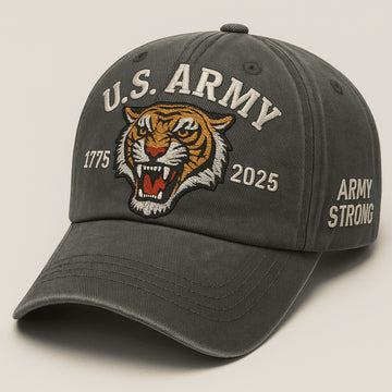 Premium 250th Anniversary Of The Army Embroidered Hats VPVC308095, Gifts For Army Veteran, Gifts On Father's Day, Veterans Day.