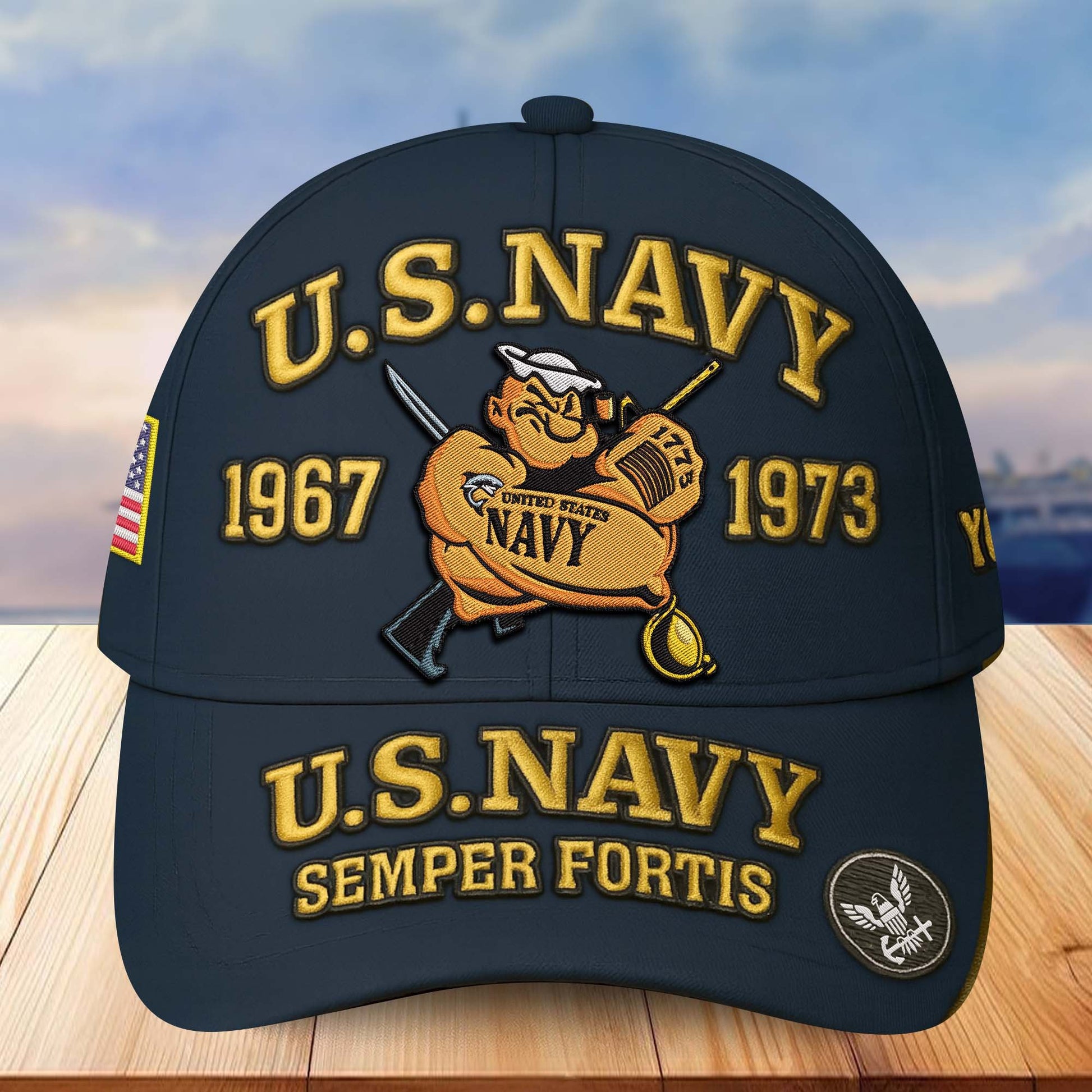 Premium Custom Name, Rank, US Veterans Embroidered Hats CPVC030701, Gift For US Veterans, Gifts On Father's Day, Armed Forces Day, Veterans Day.