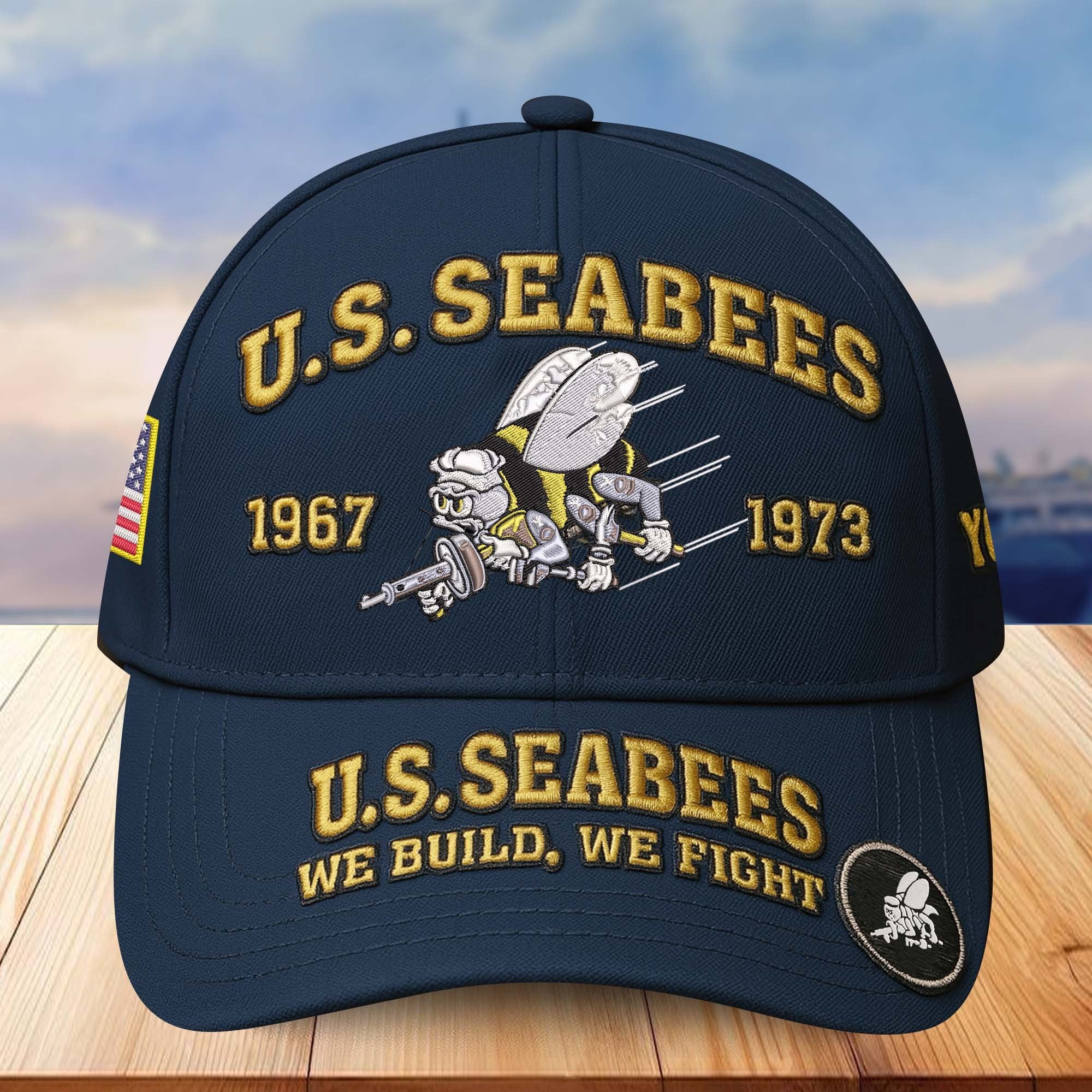 Premium Custom Name, Rank, US Veterans Embroidered Hats CPVC030701, Gift For US Veterans, Gifts On Father's Day, Armed Forces Day, Veterans Day.