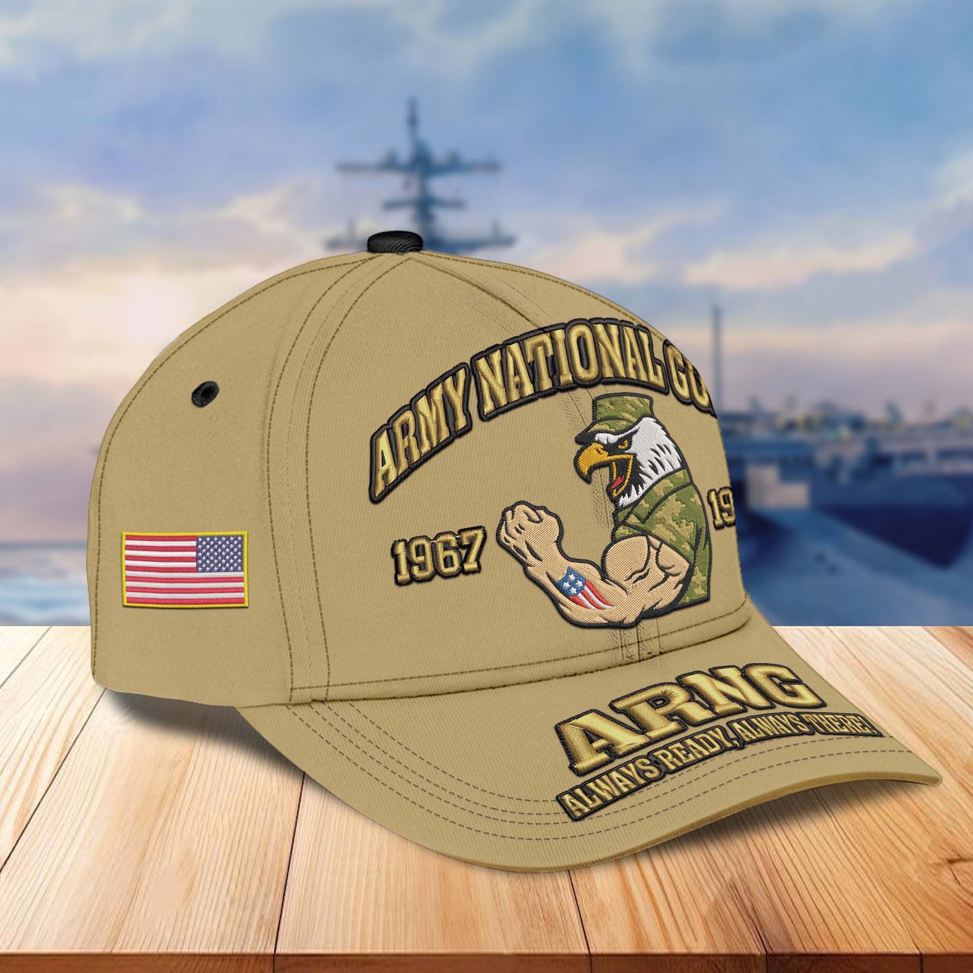 Premium Custom Name, Rank, US Veterans Embroidered Hats CPVC030701, Gift For US Veterans, Gifts On Father's Day, Armed Forces Day, Veterans Day.
