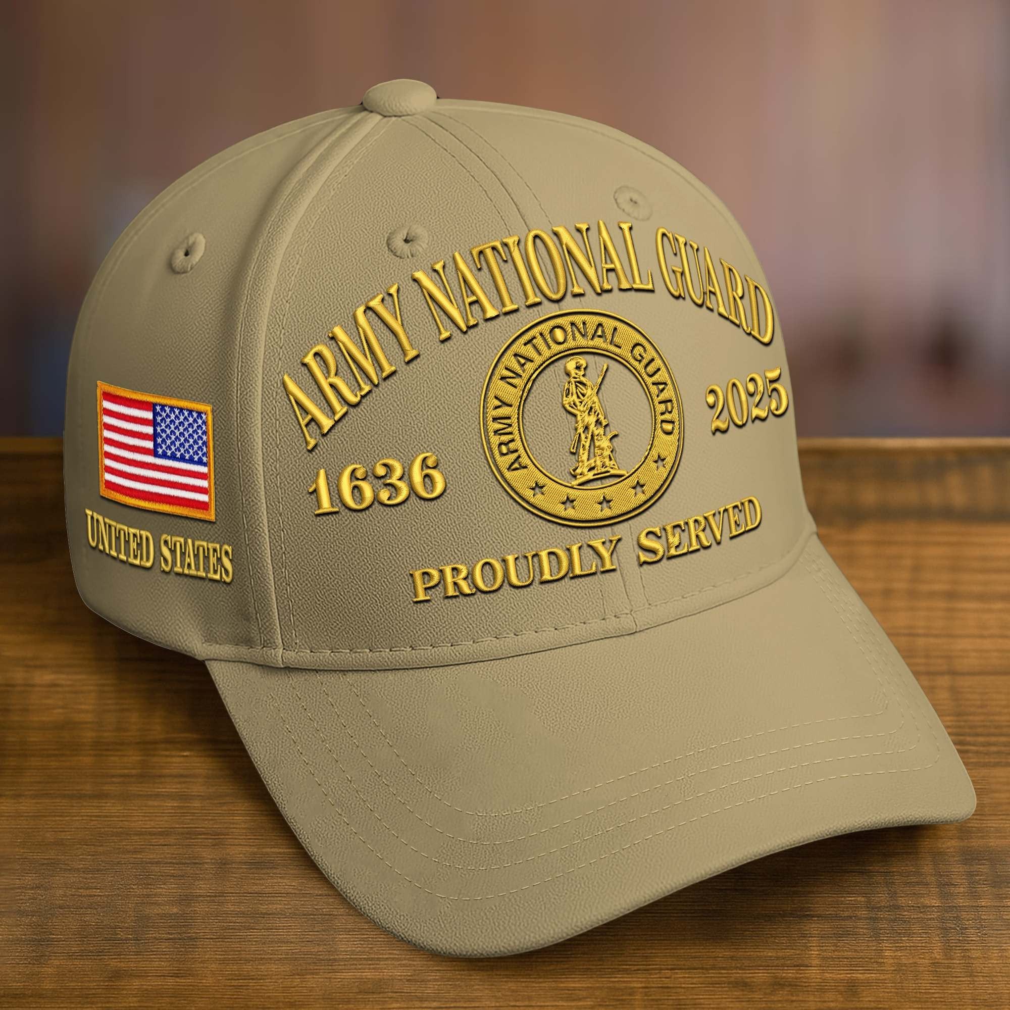 Premium Custom Name, Rank, Embroidered US Veterans Hats CPVC090701, 250th Anniversary, Gift For US Veterans, Veterans Day.