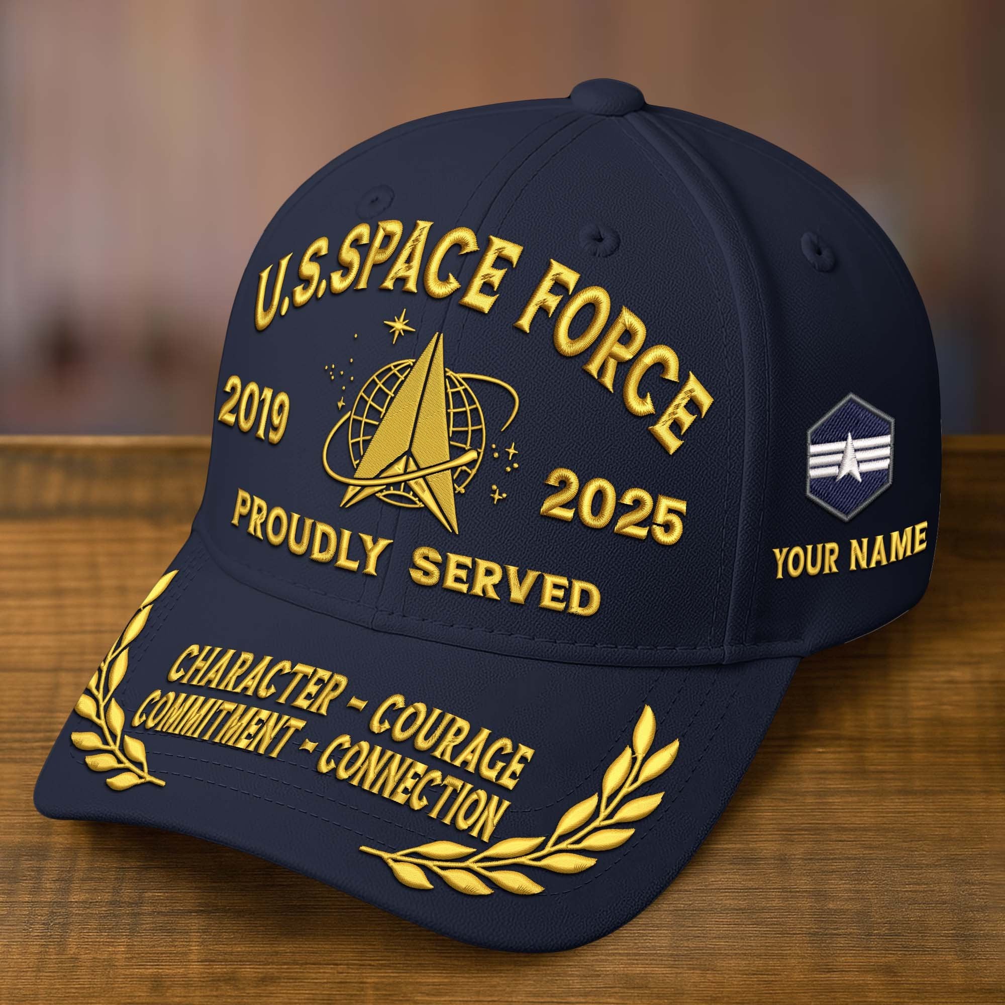 Premium Custom Name, Rank, Embroidered US Veterans Hats CPVC090702, 250th Anniversary, Gift For US Veterans, Gifts On Veterans Day.