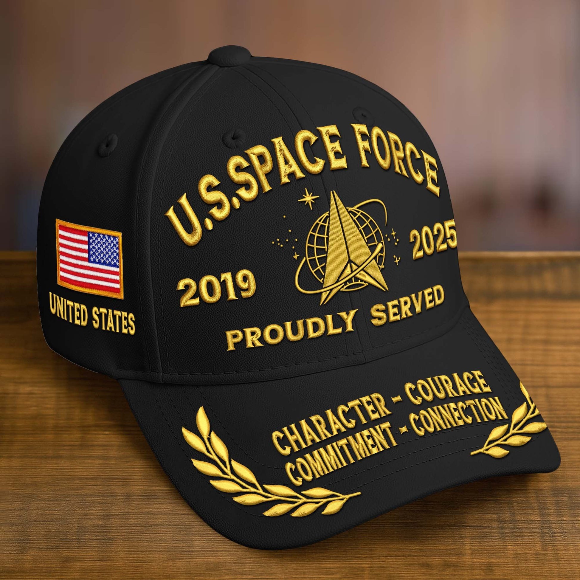 Premium Custom Name, Rank, Embroidered US Veterans Hats CPVC090704, 250th Anniversary, Gift For US Veterans, Gifts On Veterans Day.
