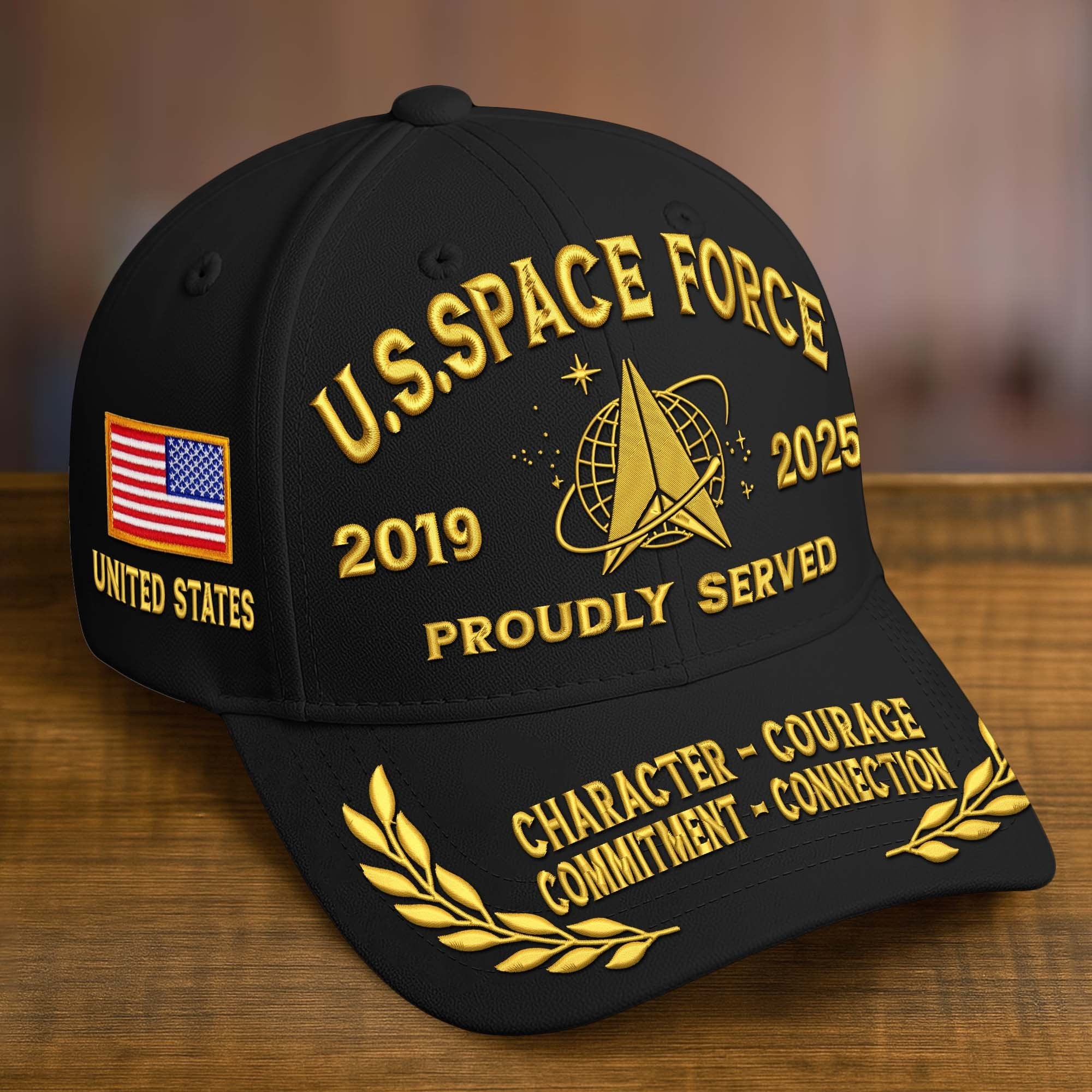 Premium Custom Name, Rank, Embroidered US Veterans Hats CPVC090704, 250th Anniversary, Gift For US Veterans, Gifts On Veterans Day.