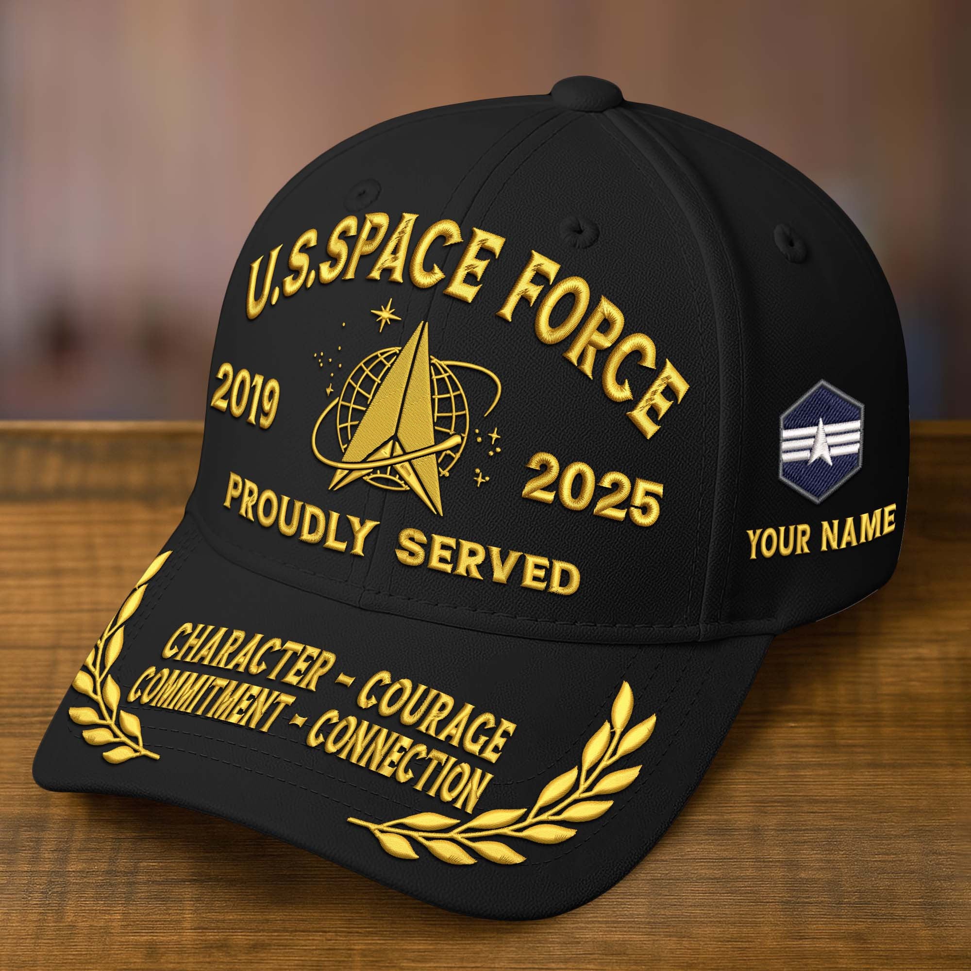 Premium Custom Name, Rank, Embroidered US Veterans Hats CPVC090704, 250th Anniversary, Gift For US Veterans, Gifts On Veterans Day.