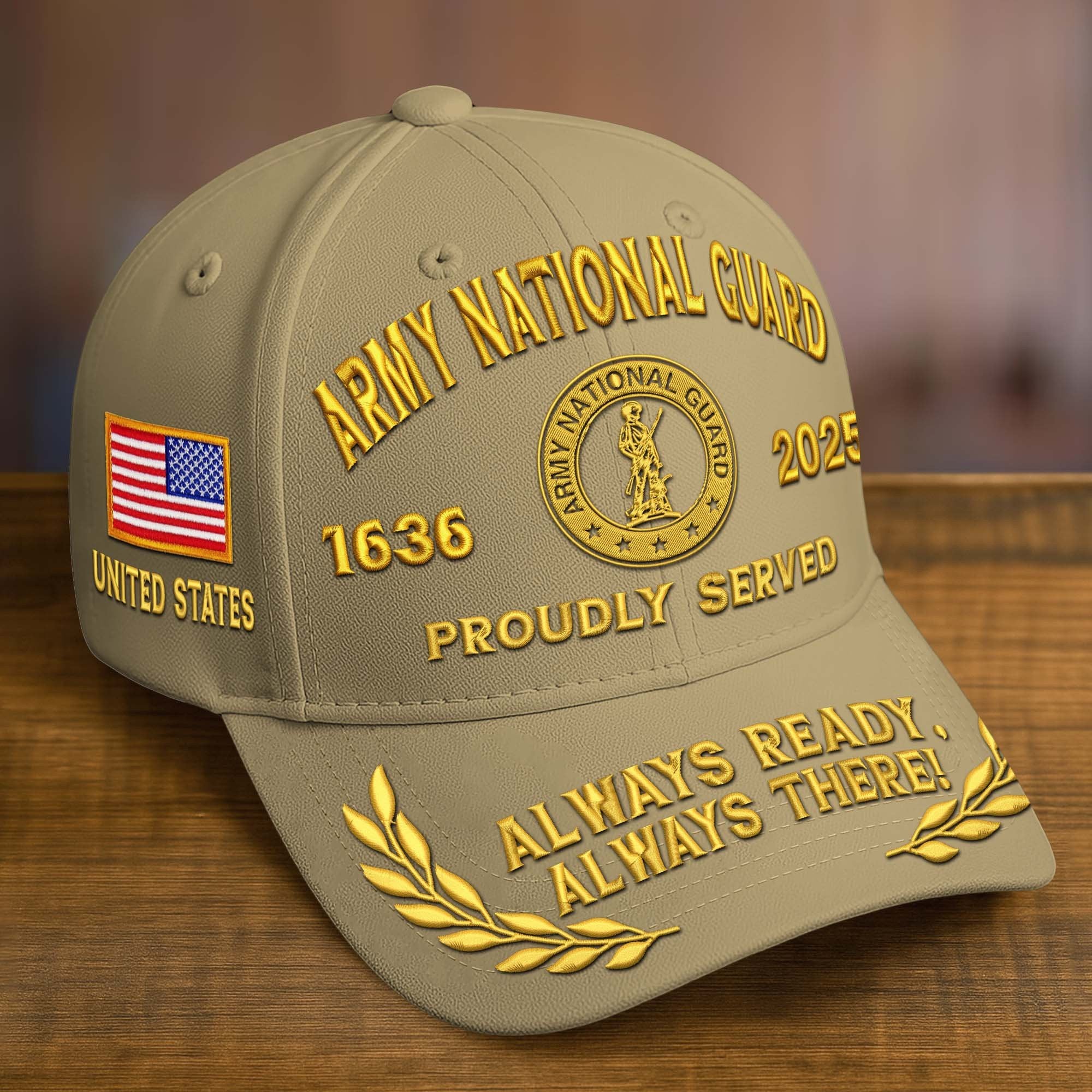 Premium Custom Name, Rank, Embroidered US Veterans Hats CPVC090702, 250th Anniversary, Gift For US Veterans, Gifts On Veterans Day.