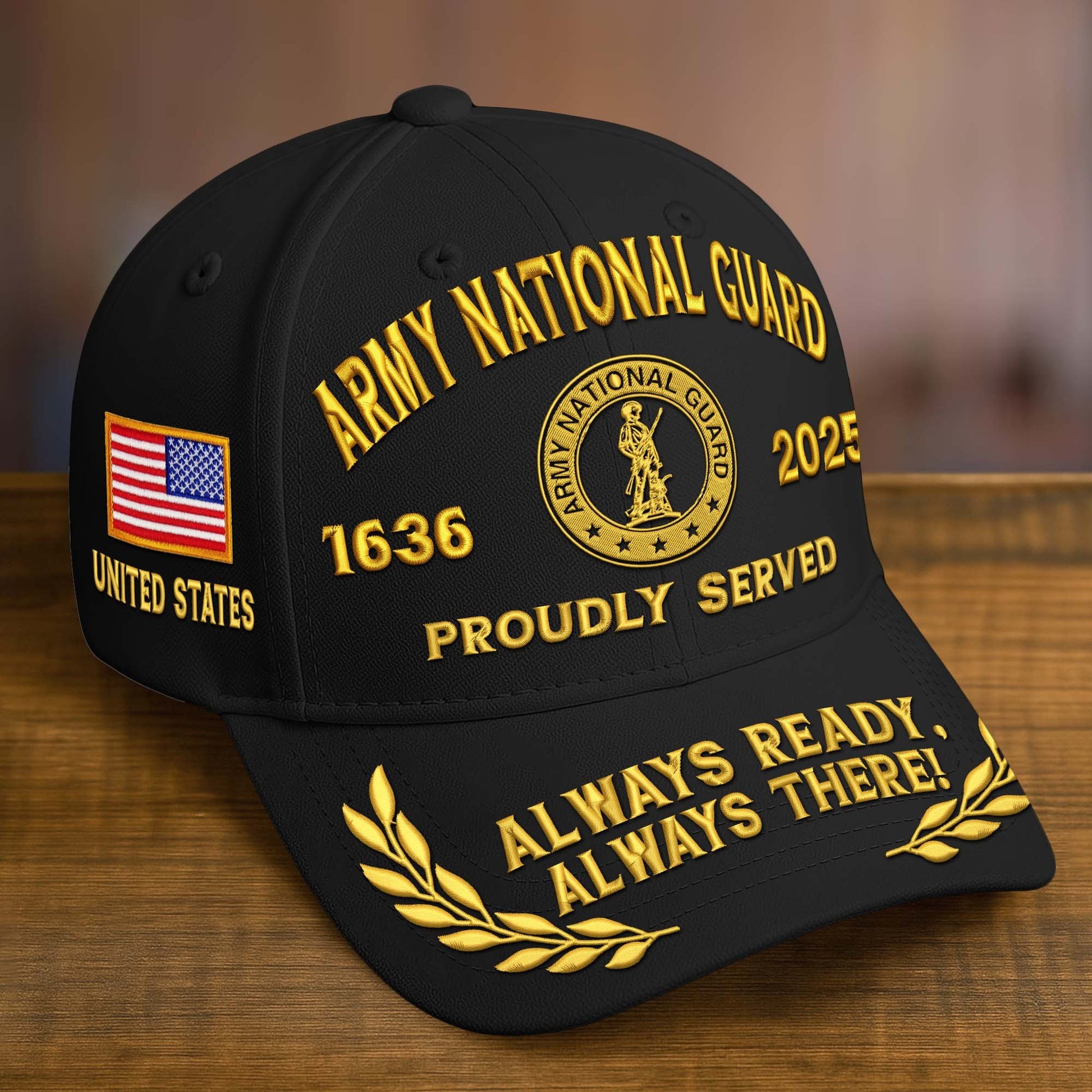 Premium Custom Name, Rank, Embroidered US Veterans Hats CPVC090704, 250th Anniversary, Gift For US Veterans, Gifts On Veterans Day.