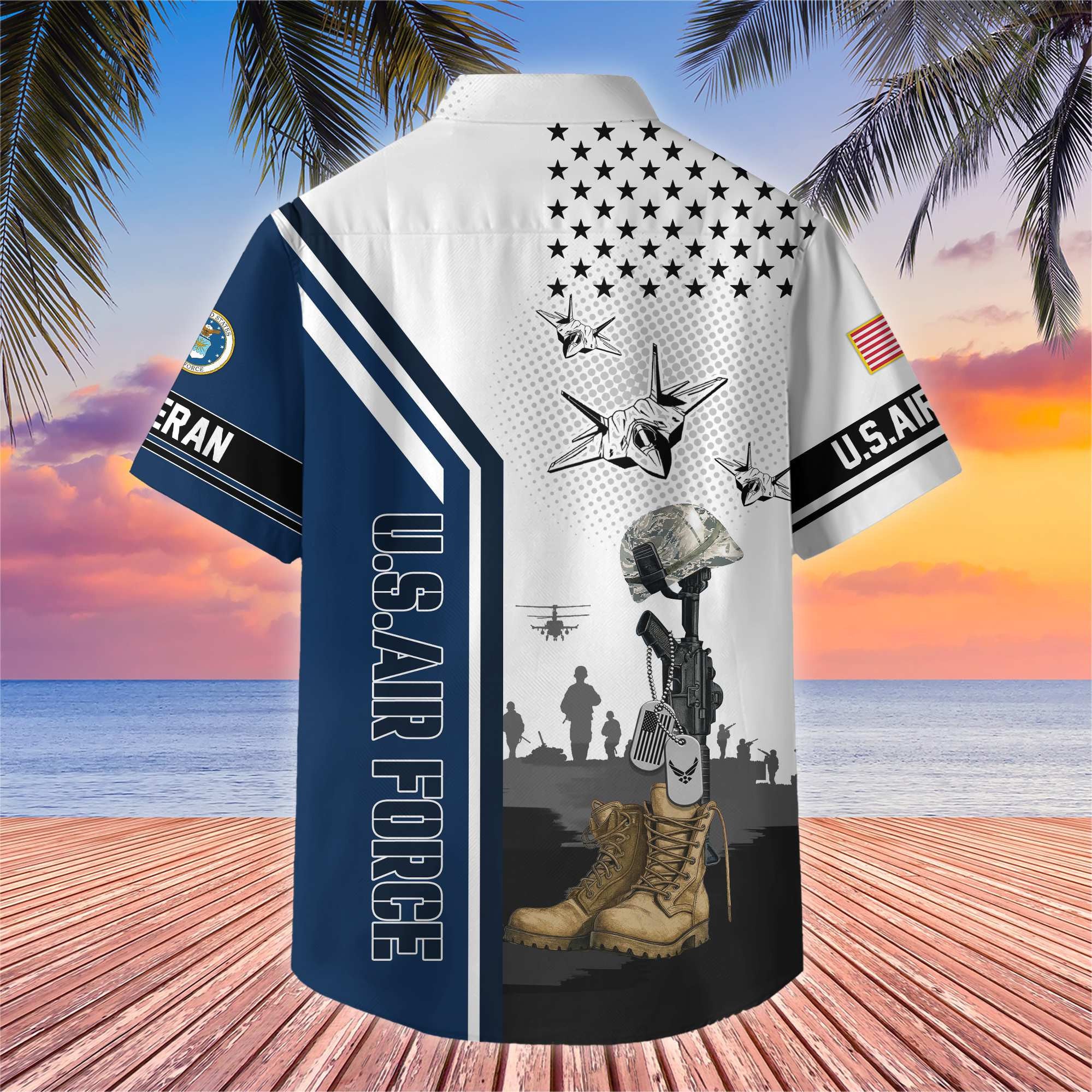 Premium US Veterans Hawaiian Shirt BPHN110711, Gifts For US Veterans, Gifts On Veterans Day.