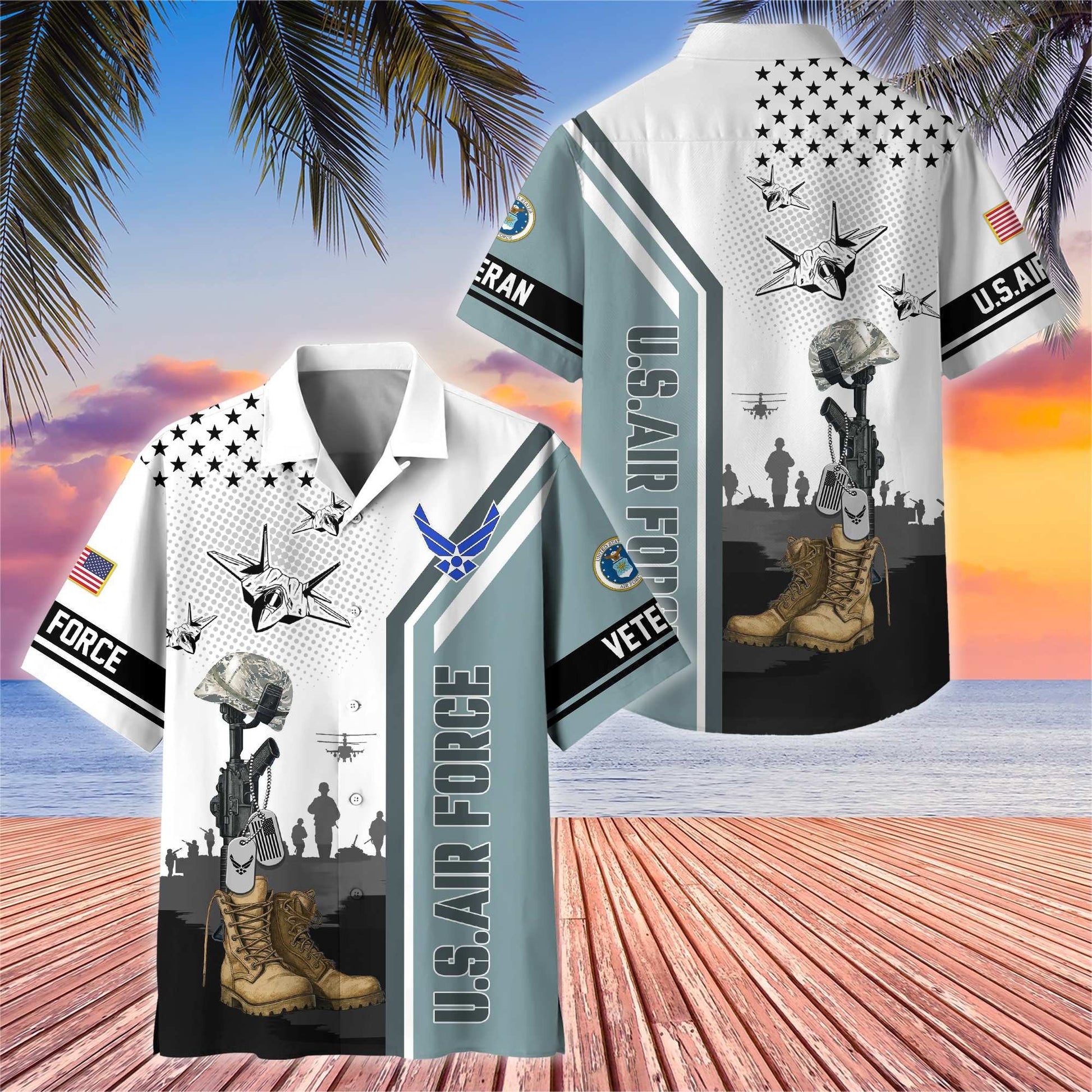 Premium US Veterans Hawaiian Shirt BPHN110711, Gifts For US Veterans, Gifts On Veterans Day.